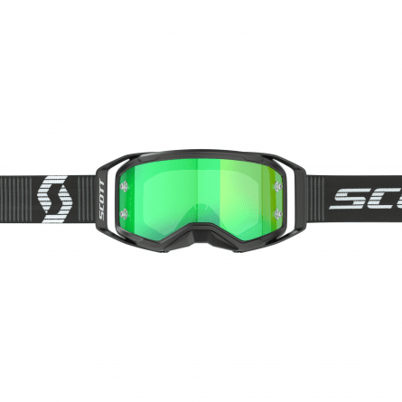 SCO Goggle Prospect 2.0 - black/white green chro wks