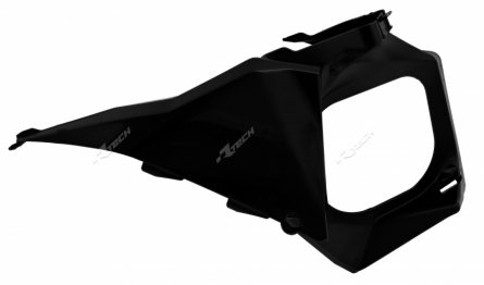Rtech, Luftburkspanel Höger, SVART, KTM 07-11 450 EXC-F, 07-10 450 SX-F, 07-11 250 EXC/250 EXC-F, 07-10 250 SX-F/400 EXC, 10-11 