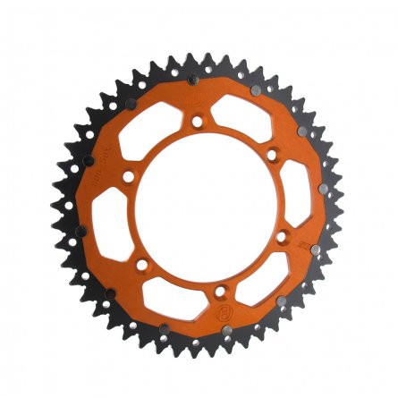 Holeshot, Bakdrev AIR, 420, 48, ORANGE, KTM 00-24 65 SX, 99-00 60 SX, Husqvarna 17-24 TC 65, GasGas 24 MC 65, 26 MC 65, 21-23 MC