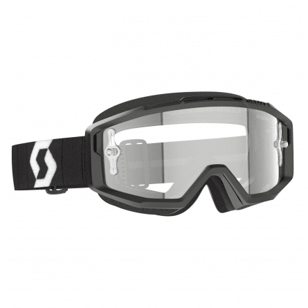 Scott Goggle Split OTG - black/white / clear works
