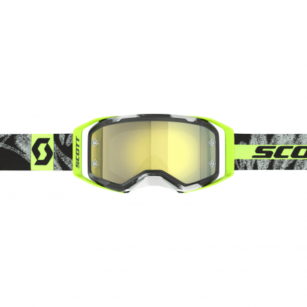 Scott Goggle Prospect 2.0 - Caviar black/safety yellow / yellow chrome works