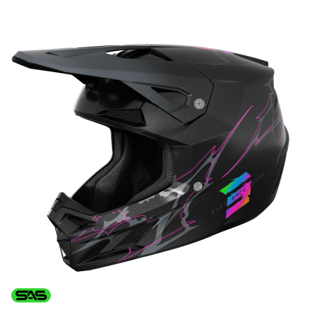 Shot, HJÄLM SPEED RAC BLACK PEARLY, VUXEN, S