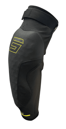 Shot, ARMBÅGSSKYDD AIRLIGHT_KID 2.0 BLACK NEON YELLOW, BARN, S M