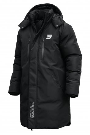 Shot, COAT CREW BLACK, VUXEN, S, SVART