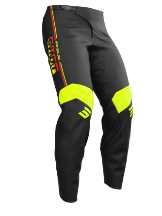 Shot, BYXA DRAW KID BLOCK, BARN, 6/7, NEON SVART GUL