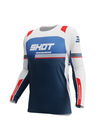 Shot, TRÖJA CONTACT LINEAR PATRIOT, VUXEN, L, BLÅ