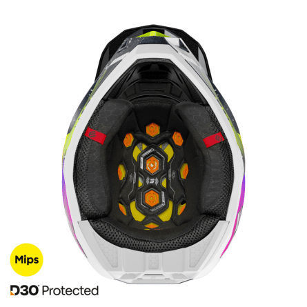 Shot, HJÄLM LITE RACING, BLUE NEON YELLOW, PEARLY, VUXEN, M