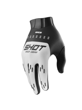 Shot, HANDSKAR RACE KID EVO WHITE, BARN, 10/11