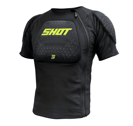 Shot, T-SHIRT AIRLIGHT, VUXEN, XL, SVART