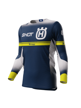 Shot, TRÖJA AEROLITE HUSQVARNA LIMITED EDITION 2025, VUXEN, M, VIT BLÅ GUL