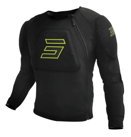 Shot, SKYDDSVÄST PRIME BLACK NEON YELLOW, VUXEN, S