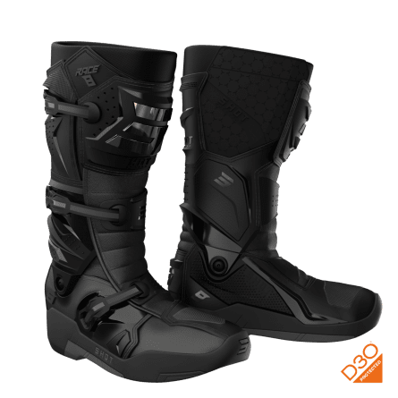 Shot, BOOTS RACE 8 BLACK CHROME, VUXEN, 41