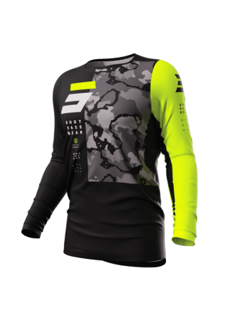 Shot, TRÖJA CONTACT CAMO 2.0, VUXEN, XXL, CAMO NEON GUL