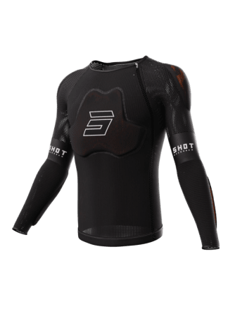 Shot, SKYDDSVÄST RACE D30 BLACK, VUXEN, S