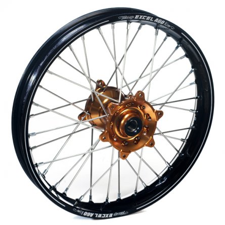 Haan Wheels, Komplett Hjul A60, 2,15, 19", BAK, SVART BRONS, Kawasaki 19-26 KX450, 06-18 KX450F, 24-26 KX450X, 03-08 KX250, 19-2