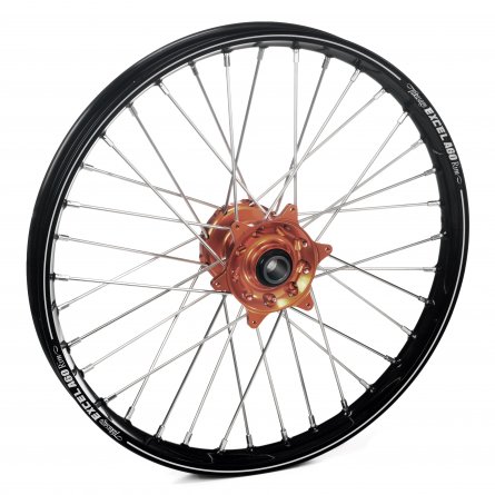 Haan Wheels, Komplett Hjul A60, 1,60, 21", FRAM, BRONS SVART, Kawasaki 19-26 KX450, 24-26 KX450X, 21-26 KX250, 24-26 KX250X