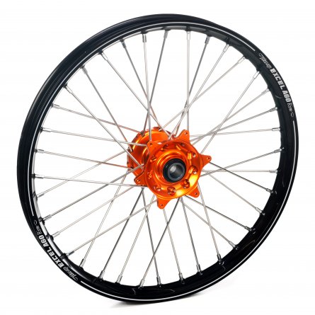 Haan Wheels, Komplett Hjul A60, 1,60, 21", FRAM, SVART ORANGE, KTM 03-15 450 EXC-F, 03-14 450 SX-F, 03-15 250 EXC/250 EXC-F, 03-