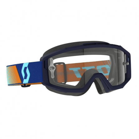 SCO Goggle Split OTG - royal blue/orange clear works