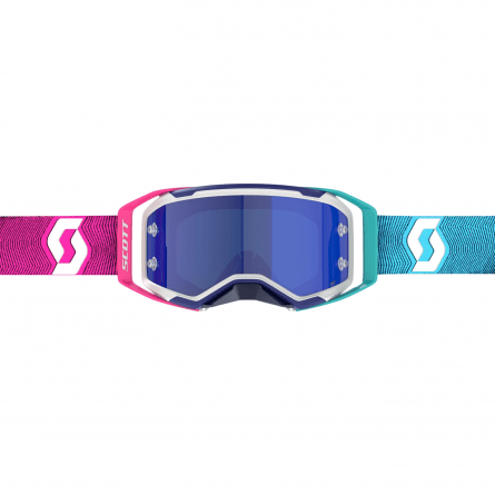 Scott Goggle Prospect 2.0 AMP chrome - stealth blue/radiant pink / blue chrome works