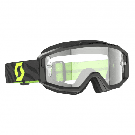 Scott Goggle Split OTG - zebra black/neon yellow / clear works