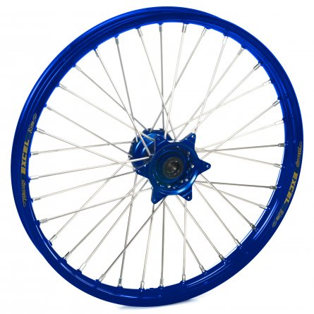 Haan Wheels, Komplett Hjul, 1,60, 21", FRAM, BLÅ, KTM 16-26 450 EXC-F, 15-26 450 SX-F, 18-22 250 EXC TPI/300 EXC TPI, 23-25 250 