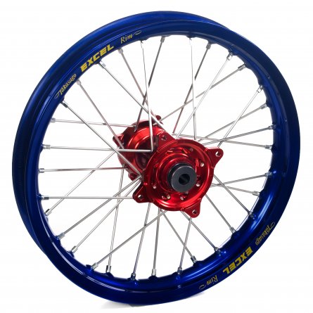 Haan Wheels, Komplett Hjul, 2,50, 18", BAK, RÖD BLÅ, Yamaha 19-24 TÉNÉRÉ 700