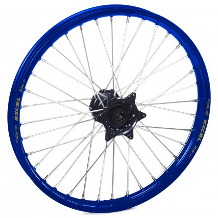Haan Wheels, Komplett Hjul SM, 3,50, 17", FRAM, BLÅ SVART, KTM 03-15 450 EXC-F, 03-14 450 SX-F, 03-15 250 EXC/250 EXC-F, 03-14 2