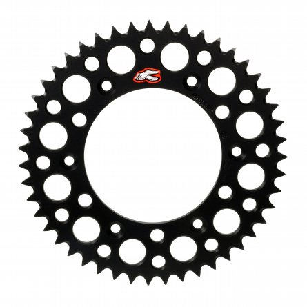 Renthal, Bakdrev, 520, 50, SVART, Kawasaki 07-12 KLX450, 19-26 KX450, 06-18 KX450F, 24-26 KX450X, 19-26 KX250, 87-08 KX250, 04-1