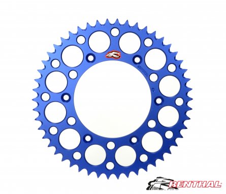 Renthal, Bakdrev, 520, 52, BLÅ, KTM 03-26 450 EXC-F/450 SX-F, 03-17 250 EXC, 18-22 250 EXC TPI/300 EXC TPI, 23-25 250 EXC/150 EX