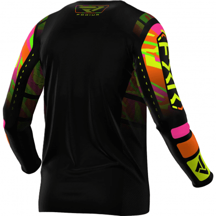 FXR Yth Podium Mx Jersey - Sherbet Camo