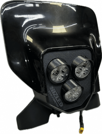 Lampkåpa med 1-2-3 E30-insteg lätta lampor