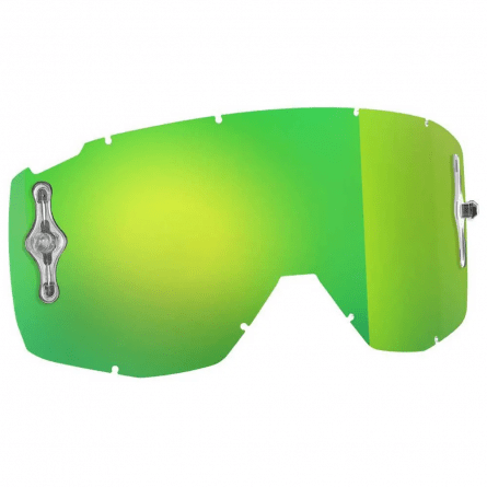Scott Hustle/Primal/Split Single WORKS Lens - green chrome
