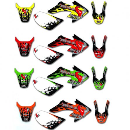 Why Stickers, Dekalkit CRF 50 Blå, Honda 04-26 CRF50