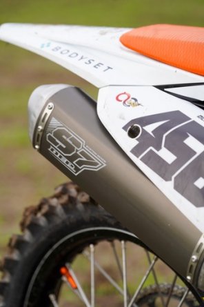 DEP, S7 Avgassystem 4-Takt, Komplett, KTM 23-27 250 SX-F, 23-27 350 SX-F, Husqvarna 23-26 FC 250, 23-25 FC 350, GasGas 24-26 MC 