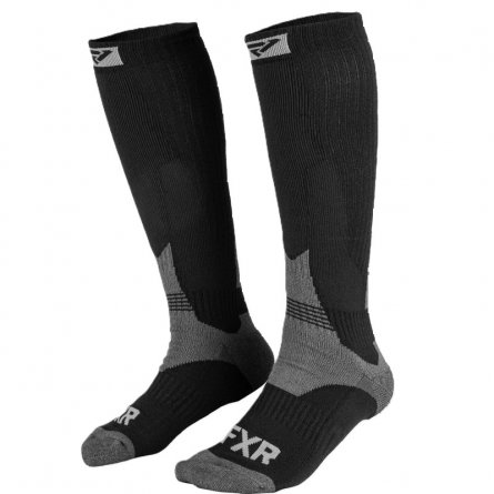 FXR Boost Performance Socks (2 Pack) - Black/Char