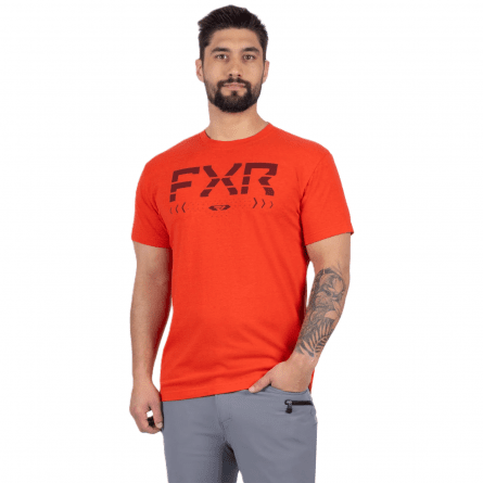 FXR M Helium Premium T-Shirt - Red Heather/Oxblood