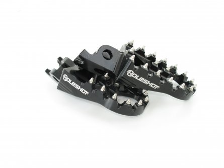 Holeshot, Fotpinnar, SVART, Honda 02-25 CRF450R, 26 CRF450R, 18-26 CRF450RX, 05-26 CRF450X, 02-07 CR250R, 04-26 CRF250R, 20-26 C