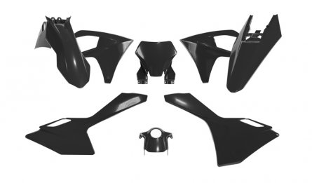 Rtech, Plastkit, SVART, GasGas 24-26 MC 450F, 24-26 MC 250/MC 250F, 24-25 MC 350F, 24-26 MC 125, 25 MC 150/MC 300