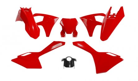 Rtech, Plastkit, O.E.M RÖD, GasGas 24-26 MC 450F, 24-26 MC 250/MC 250F, 24-25 MC 350F, 24-26 MC 125, 25 MC 150/MC 300