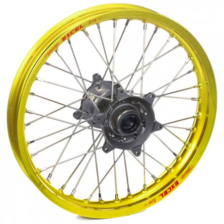 Haan Wheels, Komplett Hjul, 1,85, 16", BAK, GUL GRÅ, Suzuki 02-25 RM85, 97-01 RM80