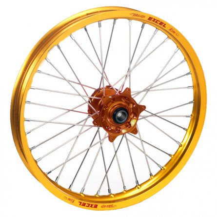 Haan Wheels, Komplett Hjul, 1,40, 19", FRAM, GULD BRONS, Suzuki 02-25 RM85, 97-01 RM80