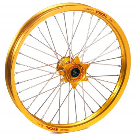 Haan Wheels, Komplett Hjul, 1,60, 21", FRAM, GULD, Yamaha 19-26 WR450F, 20-26 WR250F