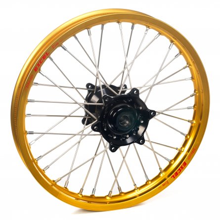 Haan Wheels, Komplett Hjul, 1,60, 14", BAK, SVART GULD, KTM 25-26 65 SX, Husqvarna 25 TC 65, 26 TC 65, GasGas 25 MC 65