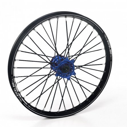 Haan Wheels, Komplett Hjul A60, 1,60, 21", FRAM, SVART BLÅ, KTM 16-27 450 EXC-F, 15-27 450 SX-F, 18-22 250 EXC TPI/300 EXC TPI, 