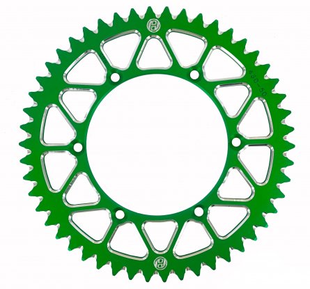 Holeshot, Bakdrev Alu, 420, 51, GRÖN, Kawasaki 01-26 KX85, 79-00 KX80