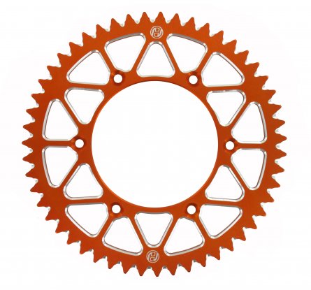 Holeshot, Bakdrev Alu, 520, 50, ORANGE, KTM 03-26 450 EXC-F/450 SX-F, 03-17 250 EXC, 18-22 250 EXC TPI/300 EXC TPI, 23-25 250 EX