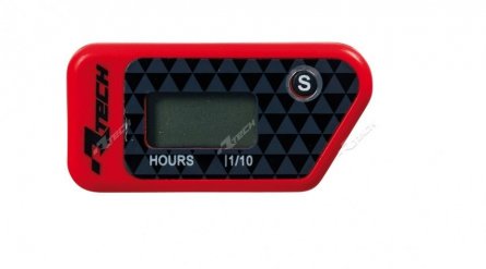 Rtech, Tim/Service Räknare, Trådlös/Raderbar, RÖD
