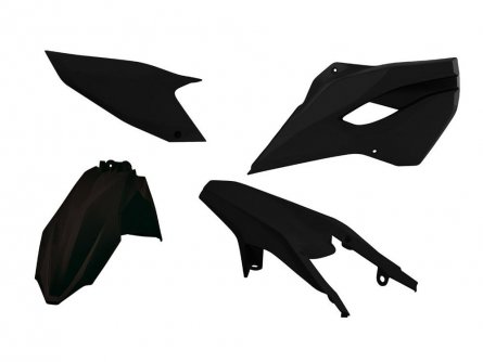 Rtech, Plastkit, SVART, Husqvarna 15-16 FE 450, 15-16 FE 250/TE 250, 15-16 FE 350, 15-16 TE 125/FE 501/TE 300