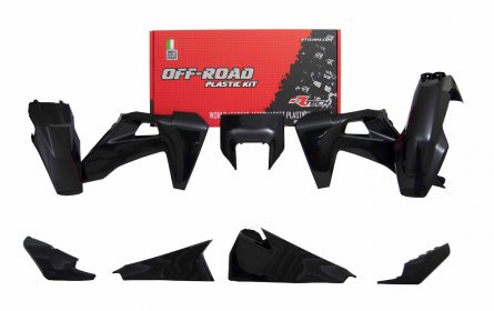 Rtech, Plastkit, SVART, Husqvarna 20-23 FE 450, 20-23 FE 250, 23 TE 250/TE 150/TE 300, 20-22 TE 250i/TE 150i/TE 300i, 20-23 FE 3