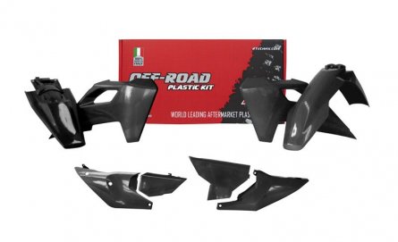 Rtech, Plastkit, SVART, Husqvarna 24 FE 450, 24 FE 250/TE 250, 24 FE 350/FE 501/TE 150/TE 300